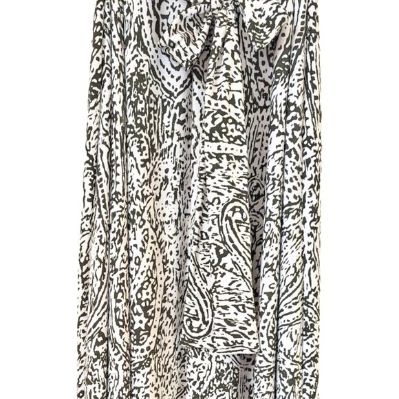 CHAUS New York Women's Long Dress Dinner Bohemia Cocktail Dress Green Be… - Picture 8 of 12